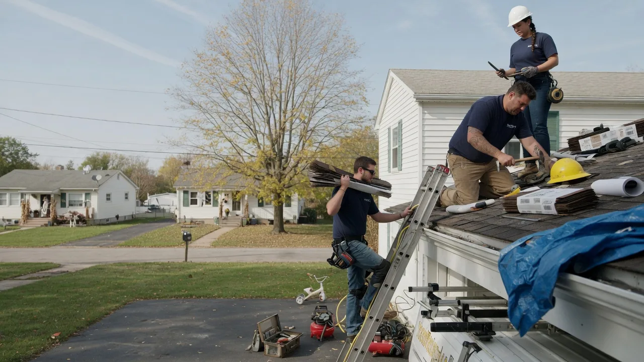 Local Roofing Contractors in Bluffs, IL near me